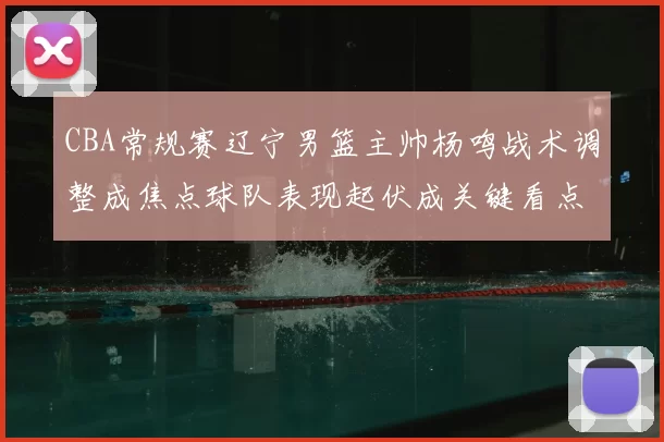CBA常规赛辽宁男篮主帅杨鸣战术调整成焦点球队表现起伏成关键看点