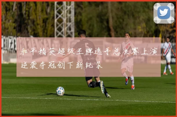 和平精英超级王牌选手总决赛上演逆袭夺冠创下新纪录