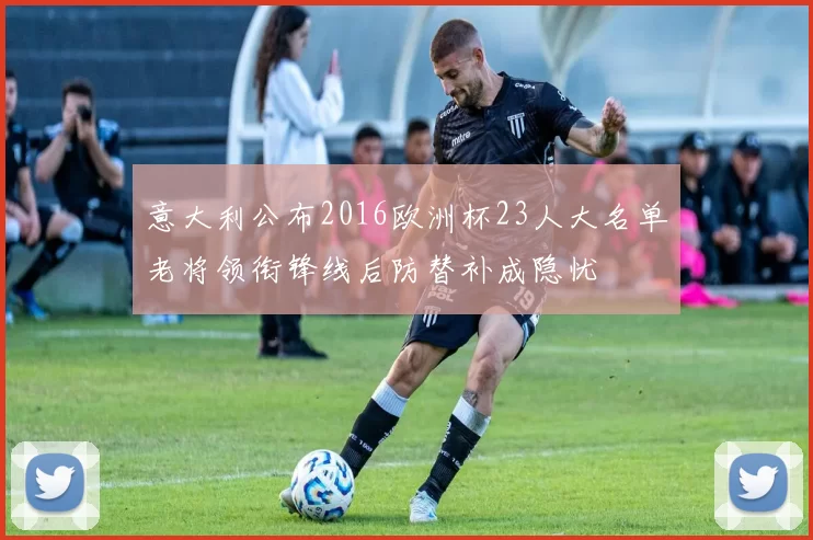 意大利公布2016欧洲杯23人大名单老将领衔锋线后防替补成隐忧